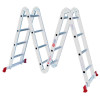 Transformer aluminum ladder 4*4 steps, 4.7 m Intertool LT-0029