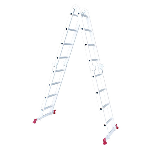 Transformer aluminum ladder 4*4 steps, 4.7 m Intertool LT-0029