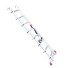 Aluminum ladder, 2-section universal folding, 2*8 steps, 3.69 m Intertool LT-0208