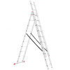 Aluminum ladder, 3-section universal folding, 3*10 steps, 6.48 m Intertool LT-0310