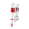 Aluminum ladder, universal, folding, telescopic 12 steps, 3.85 m Intertool LT-3039