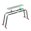 Multifunctional ladder transformer 4x3 steps, steel profile, 3380 mm, 150 kg Intertool LT-0023