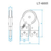 Hinges for ladders and stepladders Intertool LT-6001