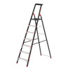 Ladder 7 steps, tool tray, steel profile, height of the upper step 1500 mm, 504*1283*2003 mm, 150 kg Intertool LT-0057