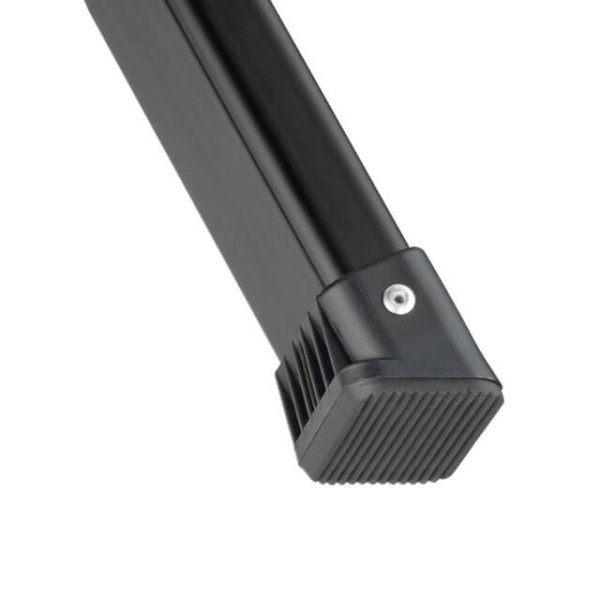 Black Slim aluminum ladder, 3 steps, height of the top step 684 mm, 150 kg STORM Intertool LT-5003