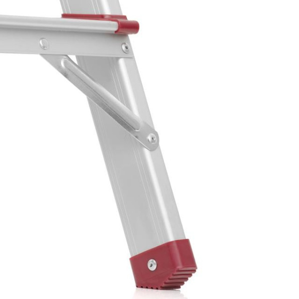Double-sided aluminum stepladder 2 steps, height 440 mm Intertool LT-1102