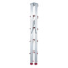 Aluminum stepladder, double-sided, 5 steps, height 1094 mm Intertool LT-1105