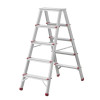 Aluminum stepladder, double-sided, 5 steps, height 1094 mm Intertool LT-1105