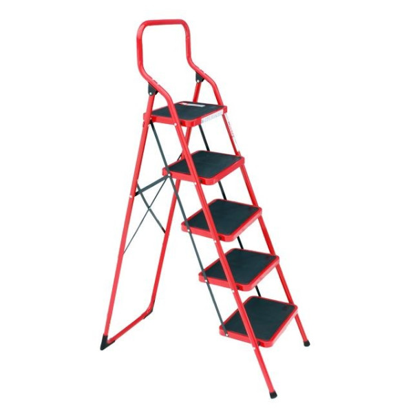 Steel stepladder, 5 steps, 380*260 mm, height 1625 mm Intertool LT-0035