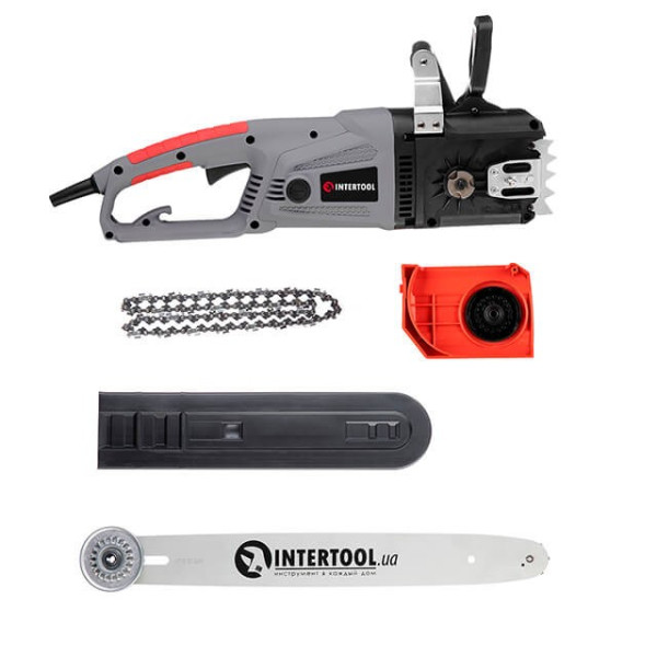 Electric chain saw 2400 W, tire 40 cm, SDS chain tension system, direct engine Intertool DT-2206