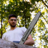 Electric chain saw 2400 W, tire 40 cm, SDS chain tension system, direct engine Intertool DT-2206
