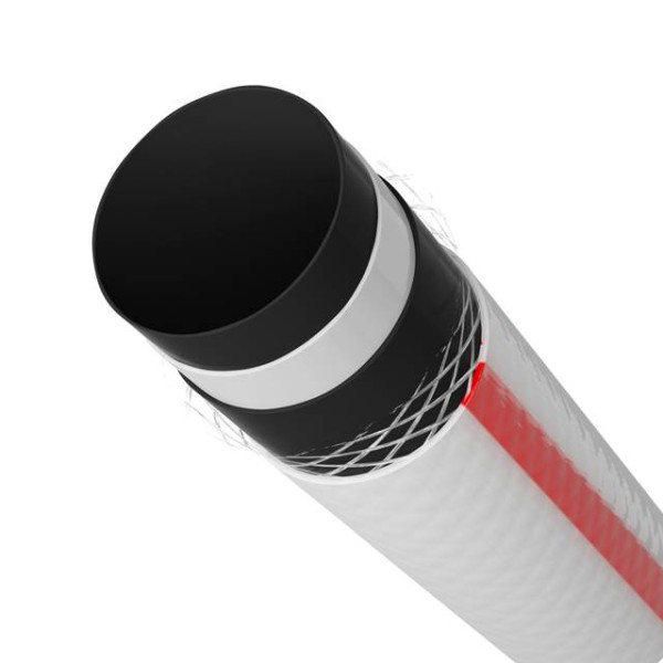 Шланг садовый для полива 5-ти слойный 1/2, 20 м, армированный PVC Intertool GE-4132.