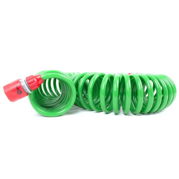 Шланг спиральный 15 м с коннекторами Intertool GE-4002