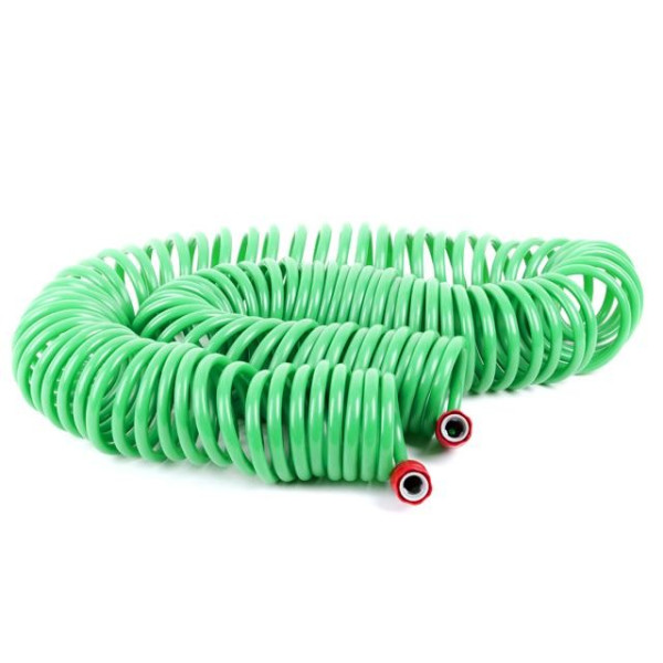 Шланг спиральный 30 м с коннекторами Intertool GE-4003