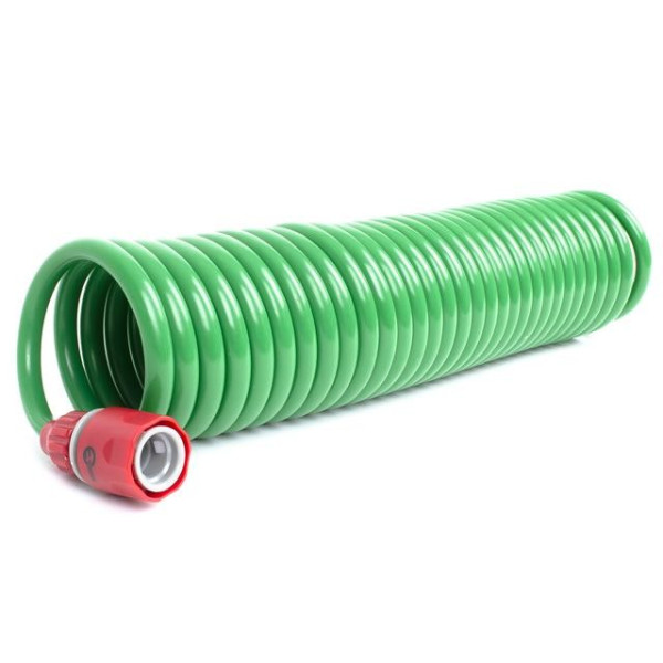 Шланг спиральный 7,5м с коннекторами Intertool GE-4001