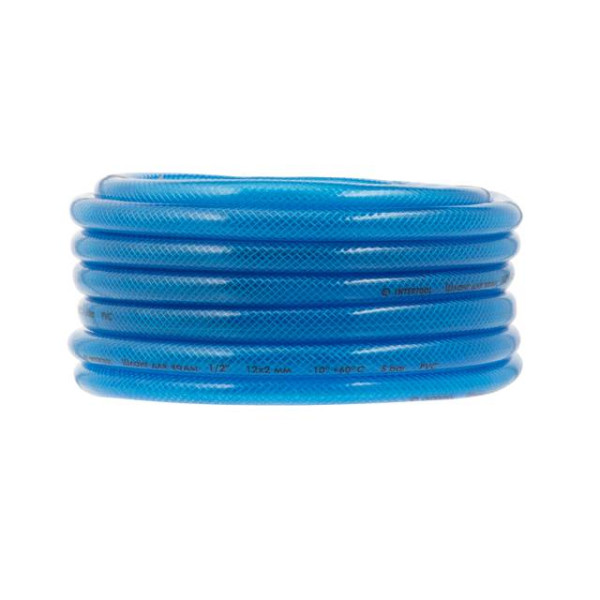 Шланг для воды, трехслойный, синий, 1/2, 10 м, армированный, PVC Intertool GE-4051