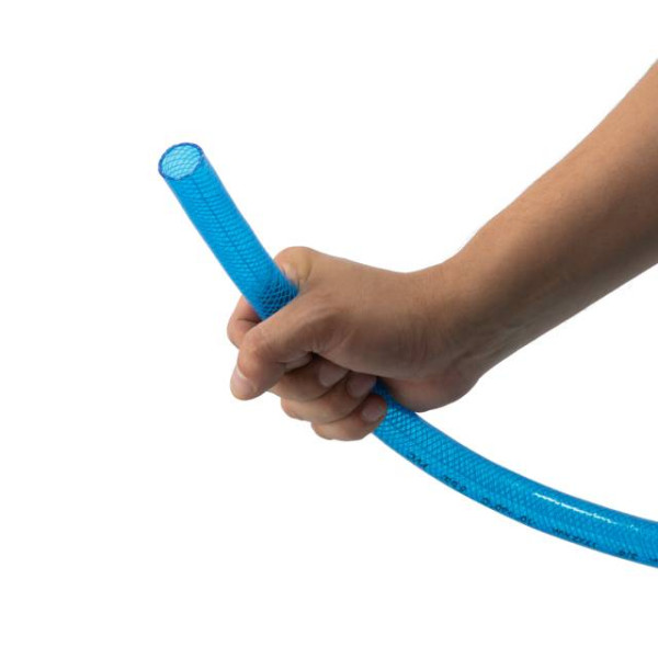 Шланг для воды трехслойный, синий, 3/4, 50 м, армированный, PVC Intertool GE-4076