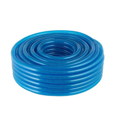 Шланг для воды трехслойный, синий, 3/4, 50 м, армированный, PVC Intertool GE-4076