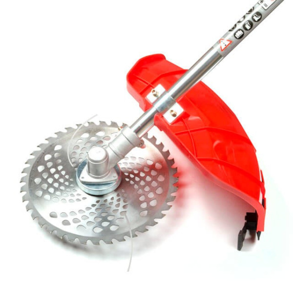 Chainsaw 1.5 kW, 43 cm³, reel, 3-blade knife, double shoulder belt Intertool DT-2232