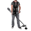 Trimmer electric, 1200 W, 230 V, ~50 Hz, 7500 rpm, soft start, disc/hair rotation diameter 255/380 mm, reel + 3-tooth blade Intertool DT-2246