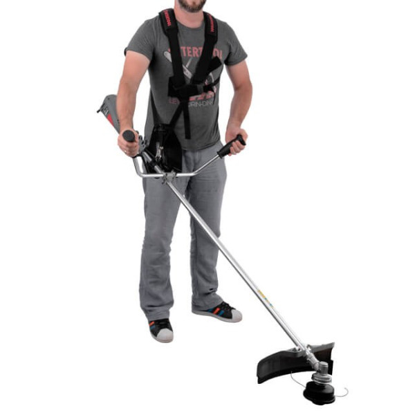 Electric trimmer, 1400 W, 230 V, ~50 Hz, 7500 rpm, soft start, disc/hair rotation diameter 255/420 mm, reel Intertool DT-2248
