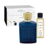 Aroma lamp Maison Berger Paris ALPHA IMPERIAL BLUE, 270 ml + Filler with UNDER THE OLIVE TREE fragrance, 250 ml