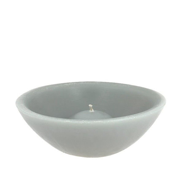 Bougies La Française floating candle, light gray, 20 x 7.5 cm, 700 g