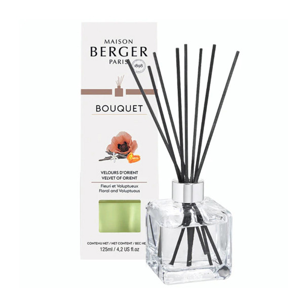 Maison Berger Paris BOUQUET diffuser with VELVET OF ORIENT fragrance, 125 ml