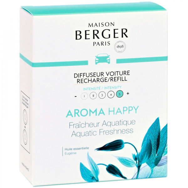 Картридж для диффузора Maison Berger Paris с ароматом AROMA HAPPY, 2 шт.