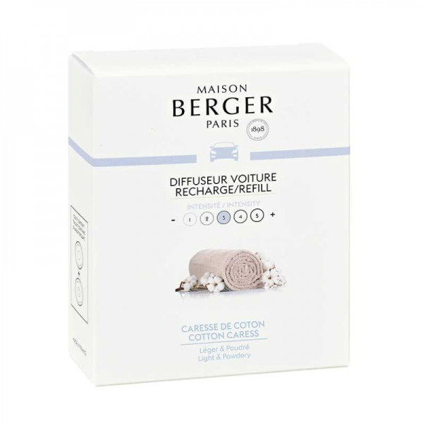 Картридж для диффузора Maison Berger Paris с ароматом COTTON CARESS, 2 шт.
