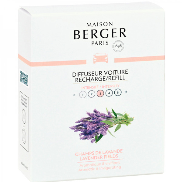 Картридж для диффузора Maison Berger Paris с ароматом LAVENDER FIELDS, 2 шт.