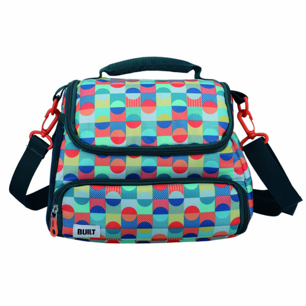 Built Retro lunch box and cutlery bag, 27 x 18.5 x 21 cm, 2600 ml