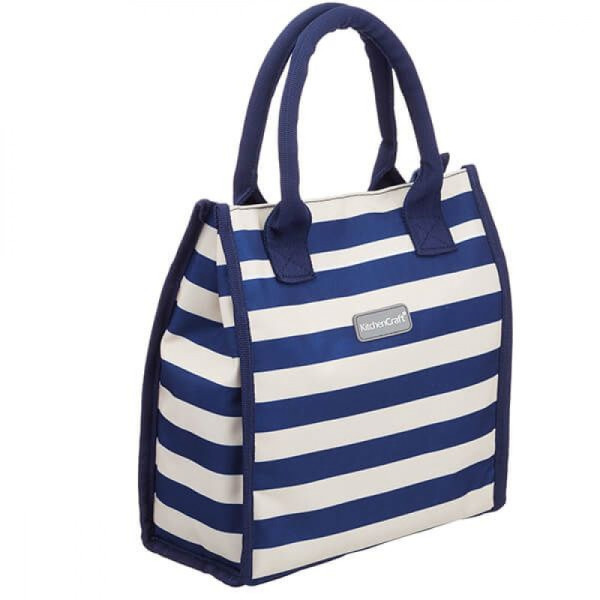 Kitchen Craft Blue Stripes lunch bag, 4 l