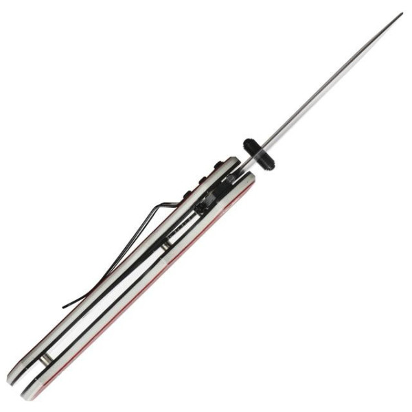 Ніж складаний 194 мм, ручка з металевими вставками Intertool HT-0595