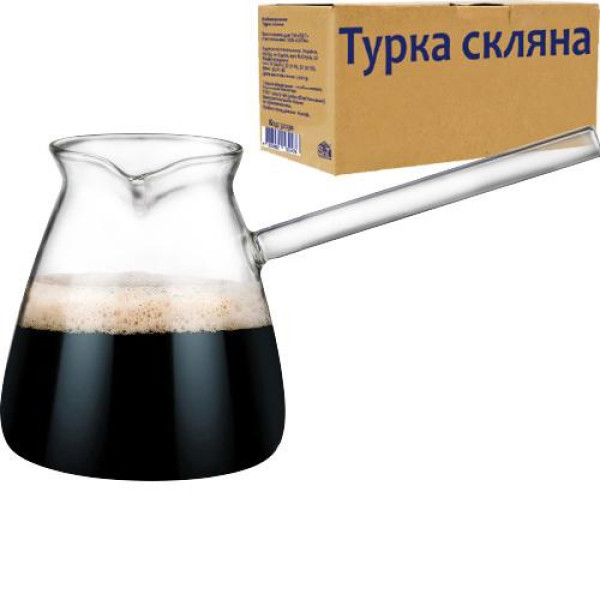 Турка стеклянная 580 мл SNT Украина