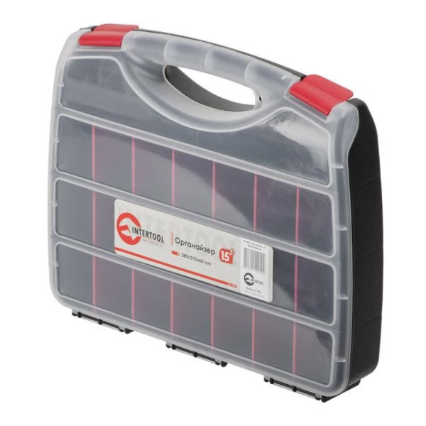 Органайзер 15 380x310x60 мм Intertool BX-4002