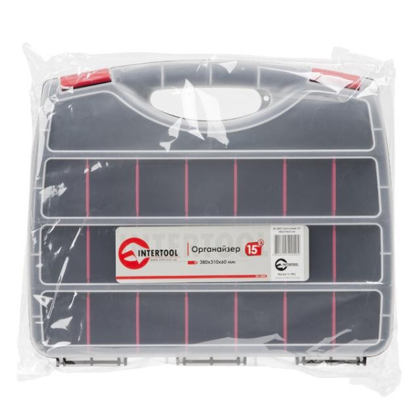 Органайзер 15 380x310x60 мм Intertool BX-4002