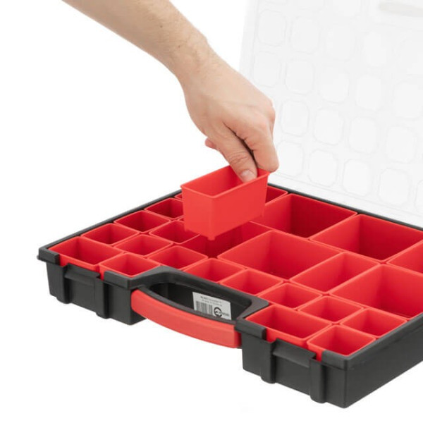Organizer 16, 24 trays, 41.5x33x6 cm Intertool BX-4033