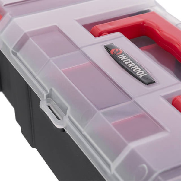 Organizer 18, 7 cells, 6 removable partitions, 460*165*122 mm Intertool BX-4043