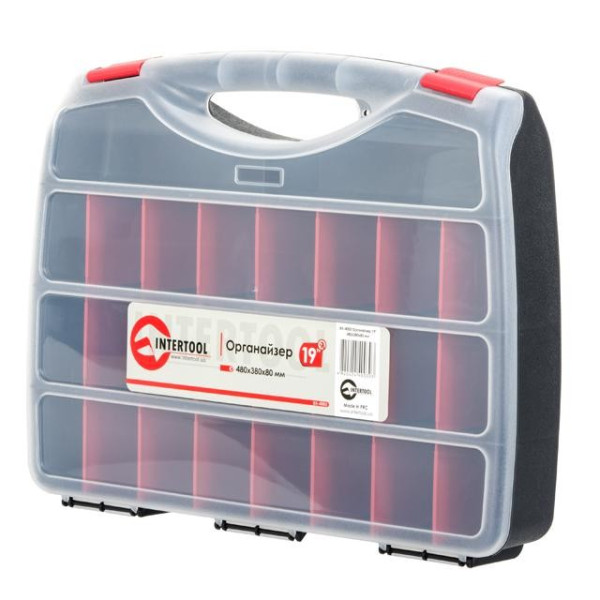 Organizer 19 480x380x80 mm Intertool BX-4003