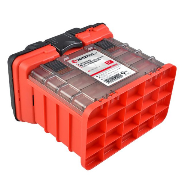 Organizer for tools and hardware with retractable sections 11 279*184*260 mm Intertool BX-4020