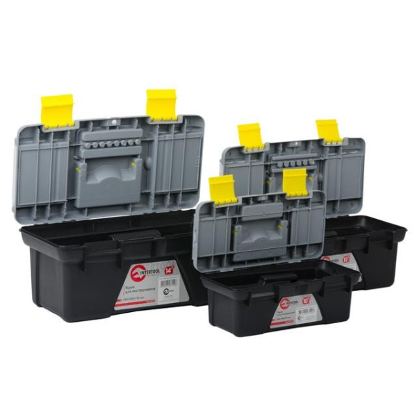 Tool box set, 3 units, 10 / 12 / 14 Intertool BX-0303