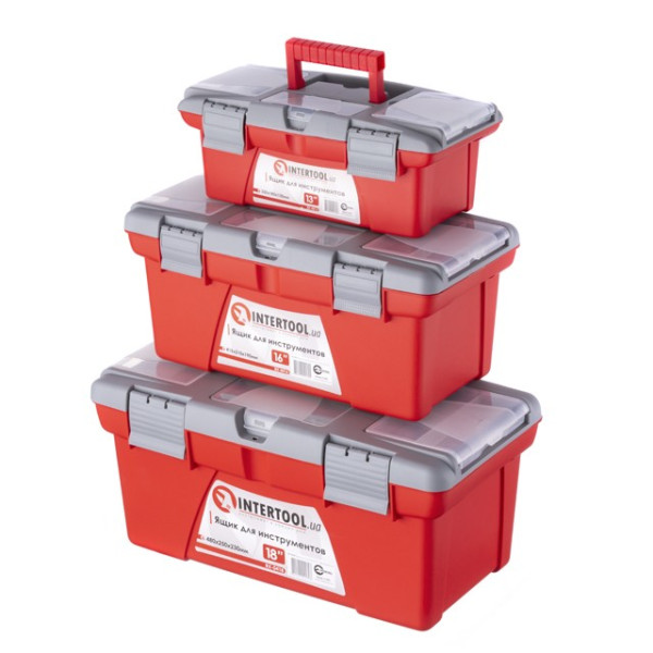 Комплект ящиків для інструменту, 3 одиниць Intertool BX-0403