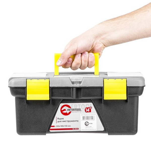 Tool box 14 355*182*153 mm Intertool BX-0314