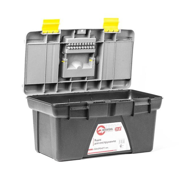 Tool box 21.5 536*292*271 mm Intertool BX-0321