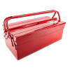 Tool box metal 450 mm, 3 sections Intertool HT-5043
