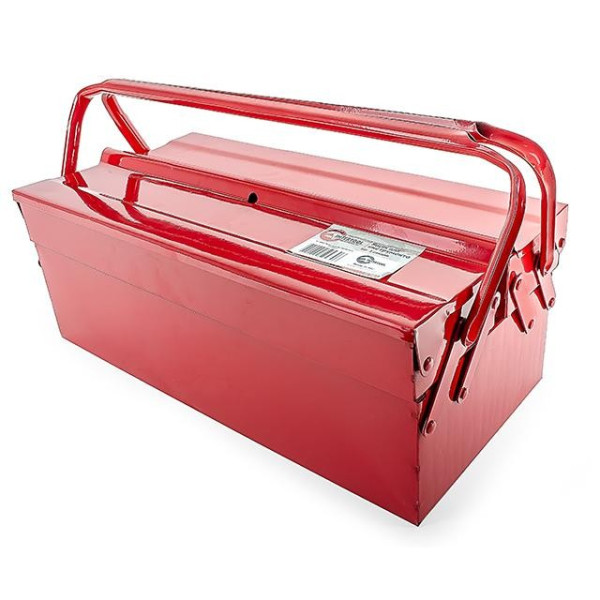 Tool box metal 450 mm, 3 sections Intertool HT-5043