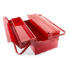 Tool box metal 450 mm, 3 sections Intertool HT-5043