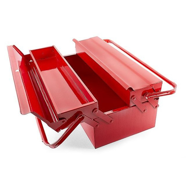 Tool box metal 450 mm, 3 sections Intertool HT-5043