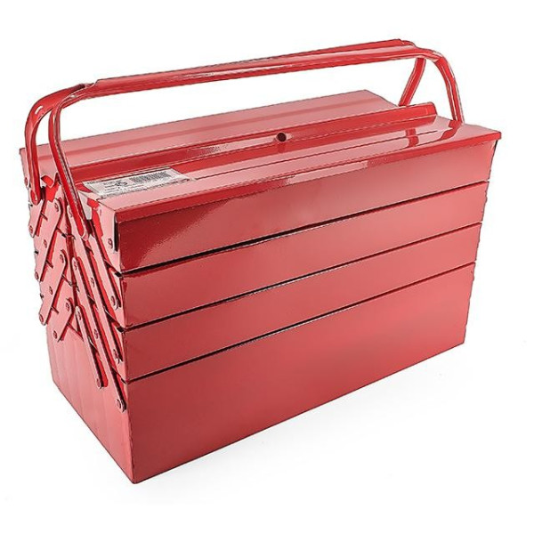 Tool box metal 450 mm, 7 sections Intertool HT-5047